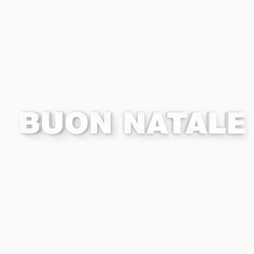 Lettres décoratives - Buon Natale