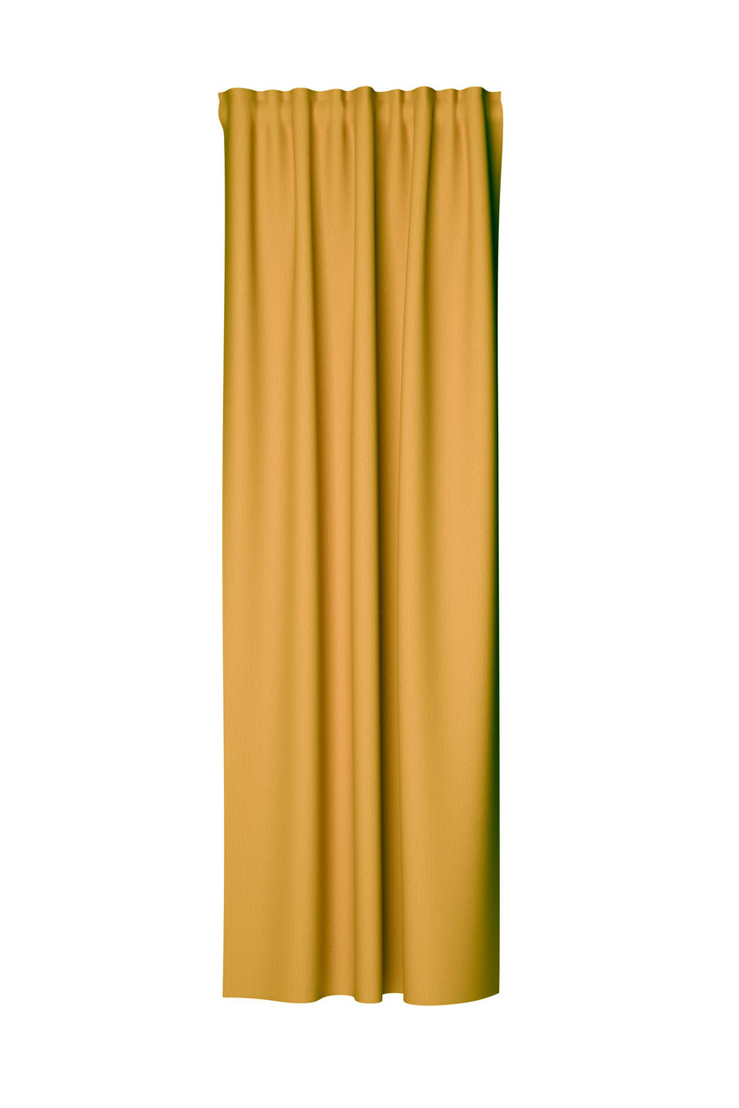 Homing Fertigschal mit verdeckten Schlaufen, Galdin safran -  2,45 x 1,4 m