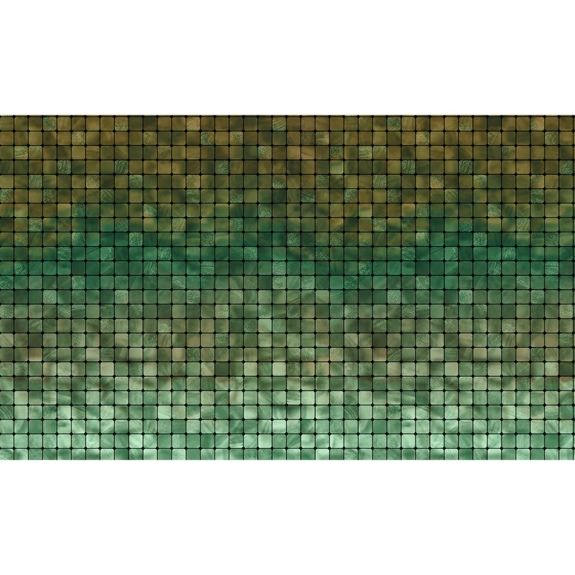 Architects Paper Papier peint photo Atelier 47 Mosaic Tile vert