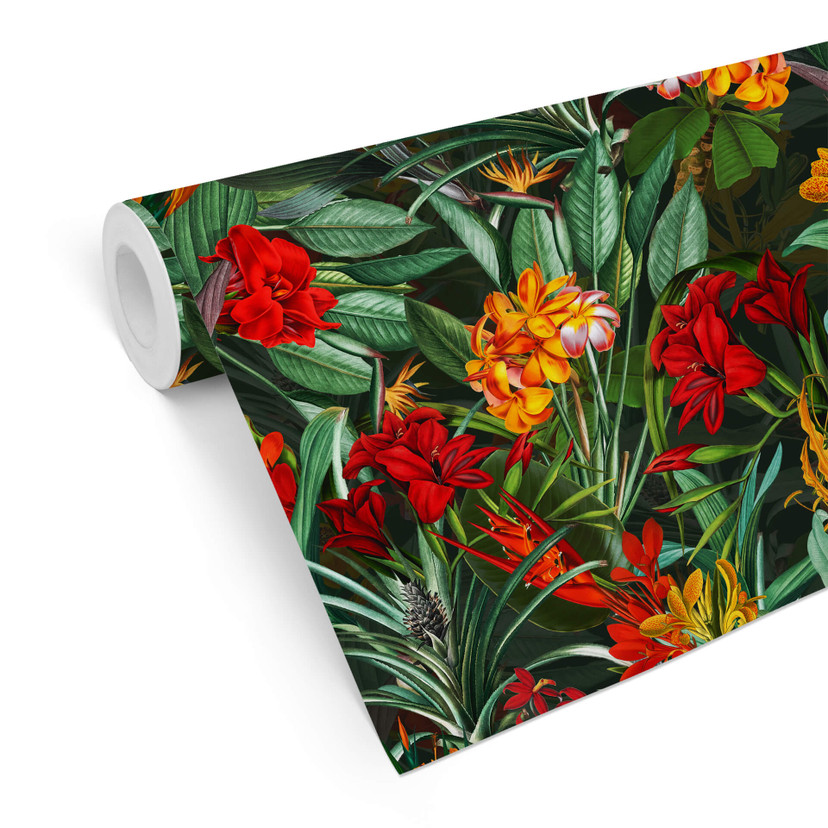 Mønstertapet UN Designs - Tropiske blomster