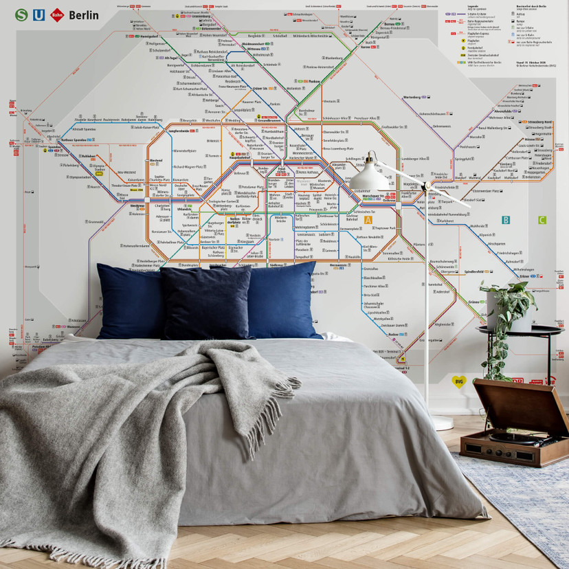 Fotobehang Berlijn Metro