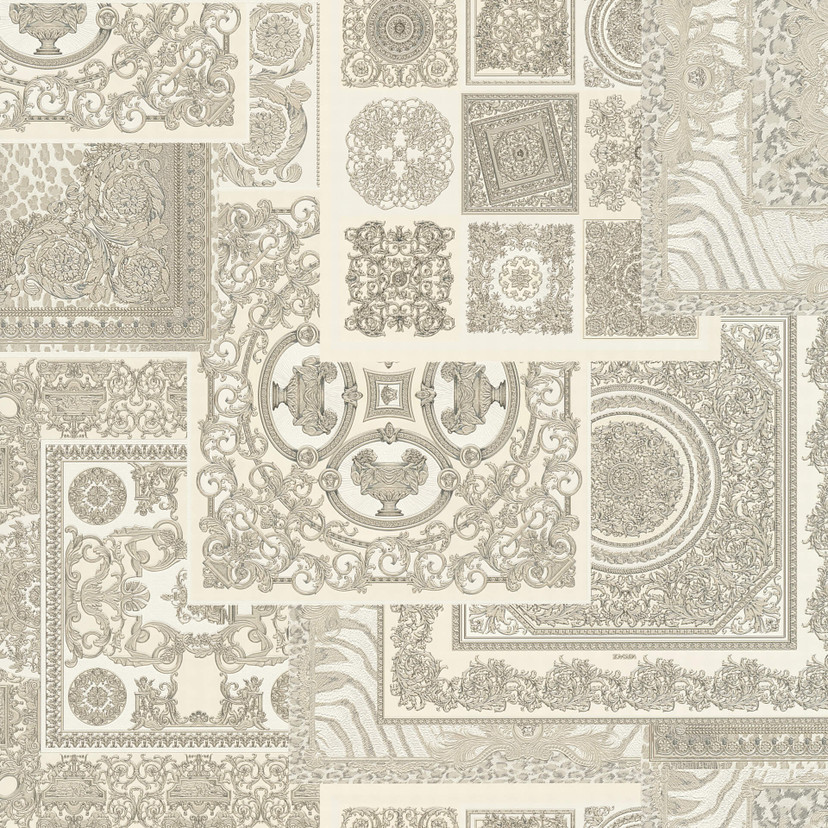 Versace wallpaper Vliestapete Decoupage Tapete gra