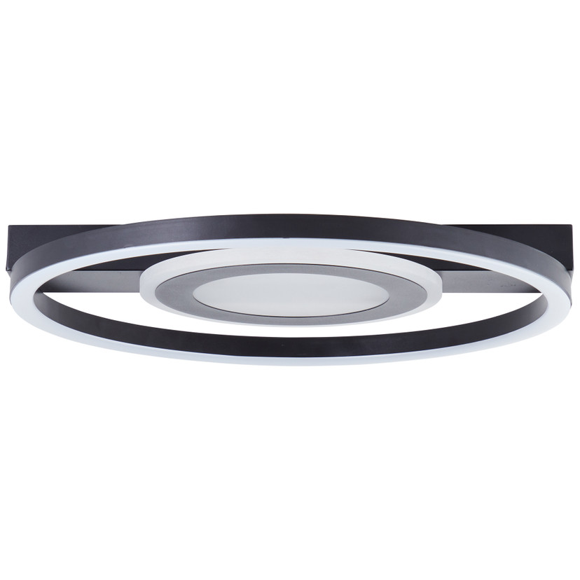 Deckenleuchte Leopold, schwarz, 5 x 37 cm, Metall Moderne Deckenleuchte, dimmbar