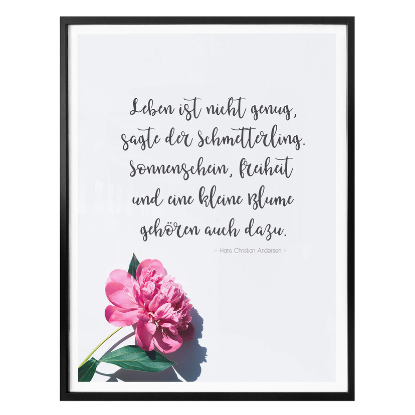 Poster Leben ist nicht genug