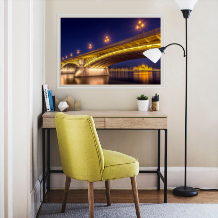Wallprint Mørkeberg - Budapest bei Nacht