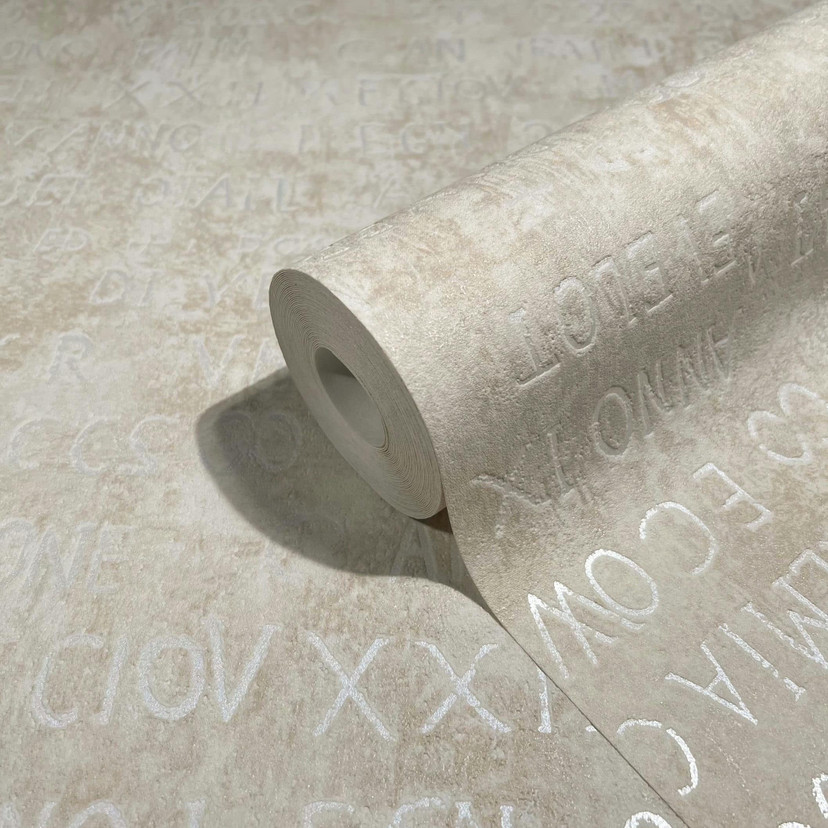 Grafisk tapet, non-woven Novamur Jackie beige