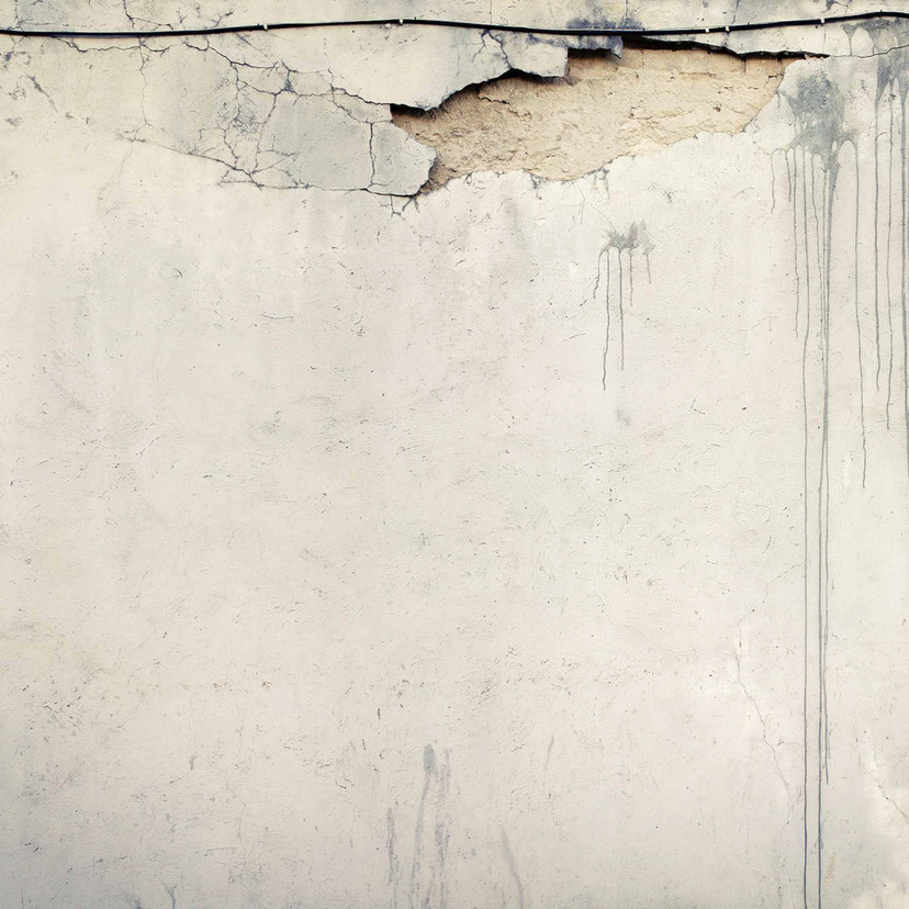 Papier peint industriel OldWall en gris crème - papier peint intissé Designwalls 2 - 2,55 x 3,5 m