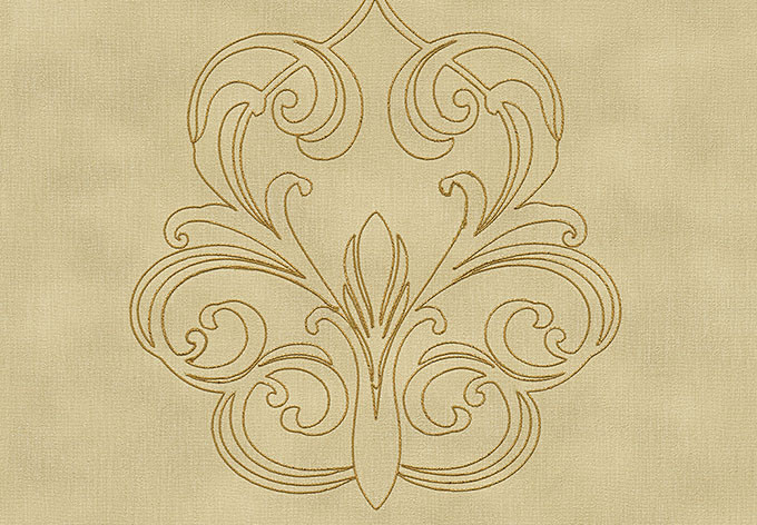 Architects Paper besticktes Panel Nobile gelb, met