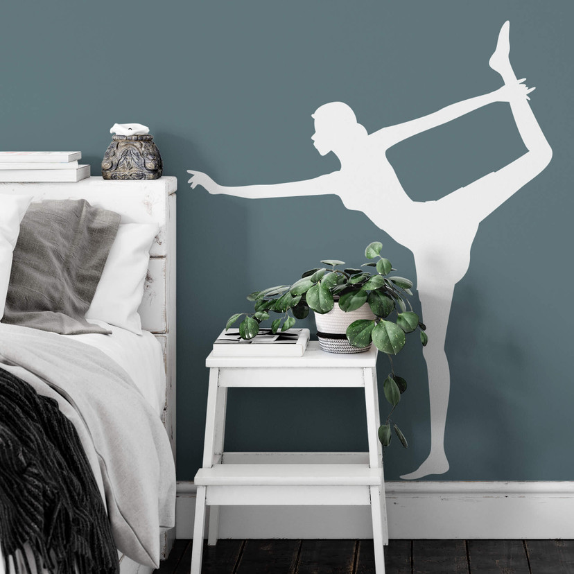 Wallsticker -  Yoga -  Den stående bue