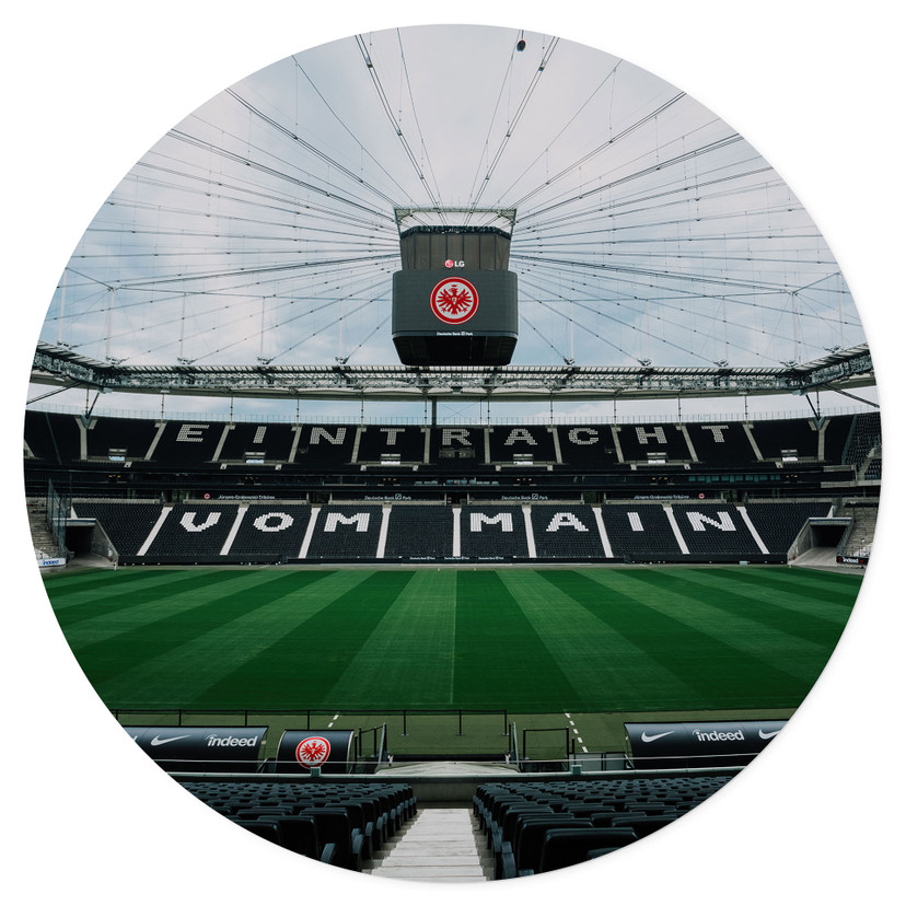 Wandtattoo Eintracht Frankfurt - Stadion Tribüne - Rund