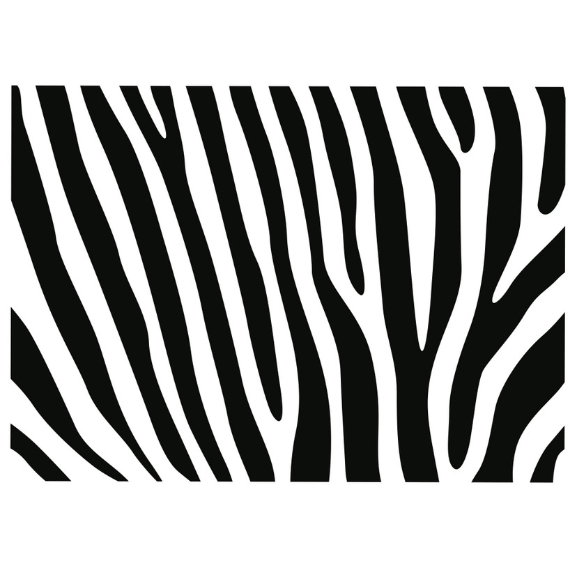 Wallsticker Zebra Mønster 1