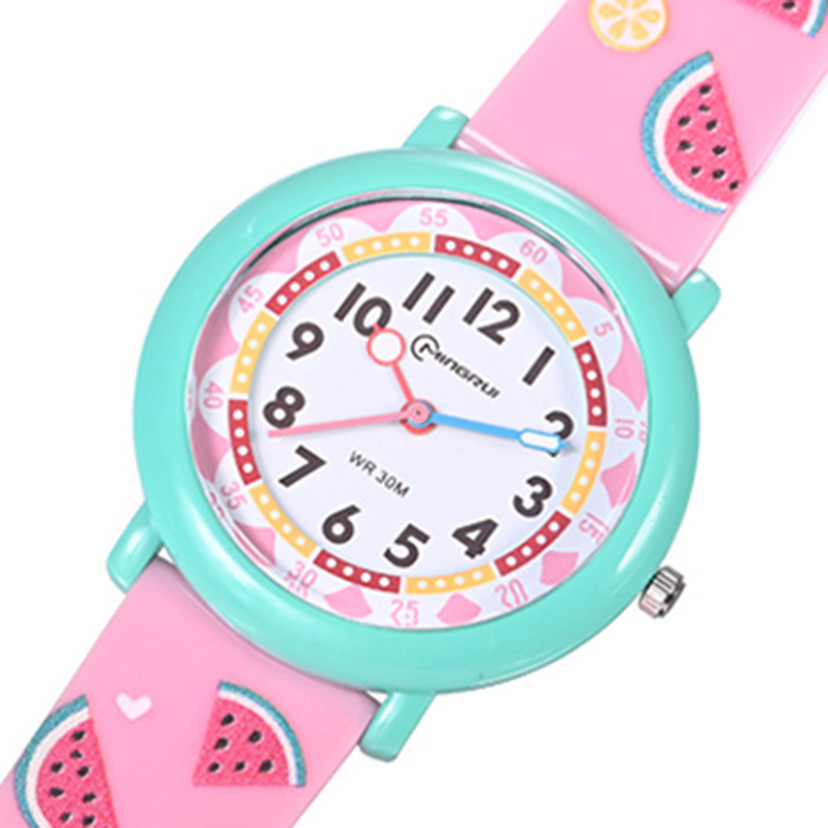 Sport Armbanduhr | Digitale Uhr für Kinder und Jugendliche | Rosa Wassermelone