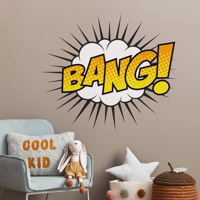 Wallsticker -  Comic Soundeffect - Bang