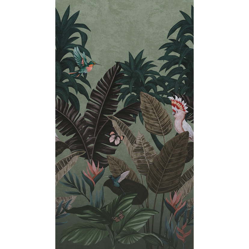 Tapeta cyfrowa Tropical Twilight w formacie 1.5x2.7m Fashion for Walls 4 autorstwa Guido Maria Krets