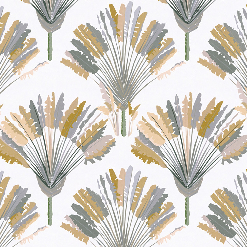 Architects Paper Jungle Chic - Papier peints jungle, jaune