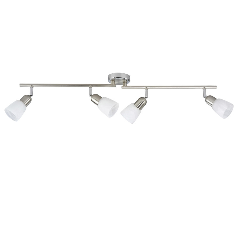Deckenleuchte Noemi, silber, 13 x 70 cm, Metall Strahler