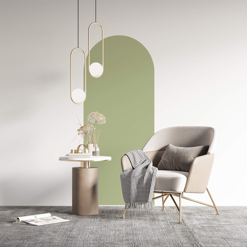 Wallsticker Arch - Pistachio