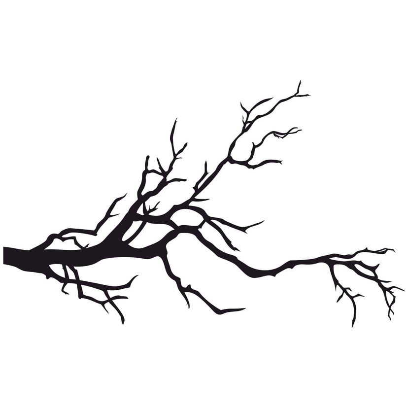 Wallsticker Kærlighedsgren inkl. 5 fotorammer