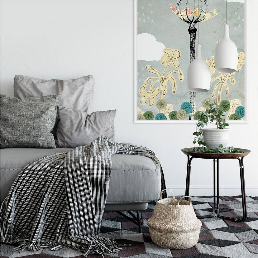 Wallprint Loske - Mohnblume