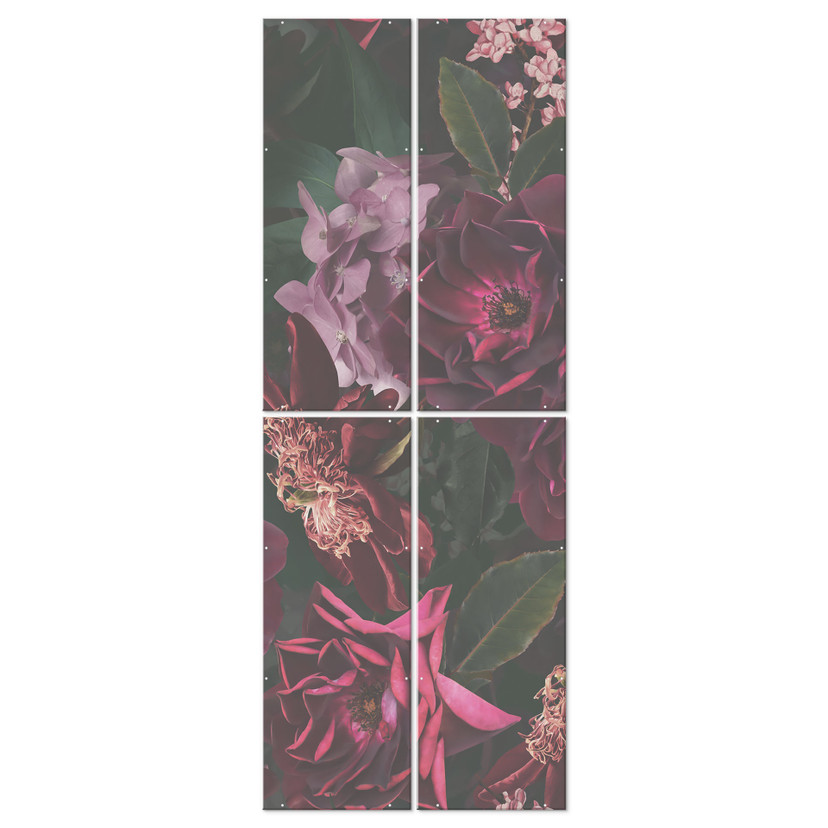 Rozdzielacz pokoju, ekran, wiszący ekran prywatności Fleur de Paris - UN Designs