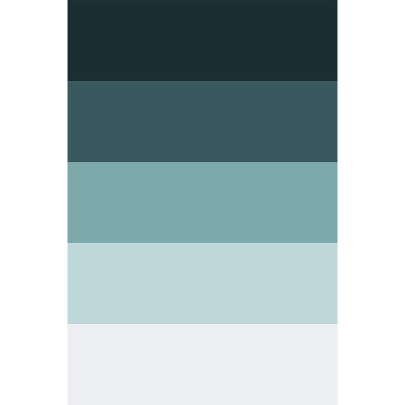 Okleiny meblowe, folia dekoracyjna - zmywalna - kolor gradient petrol