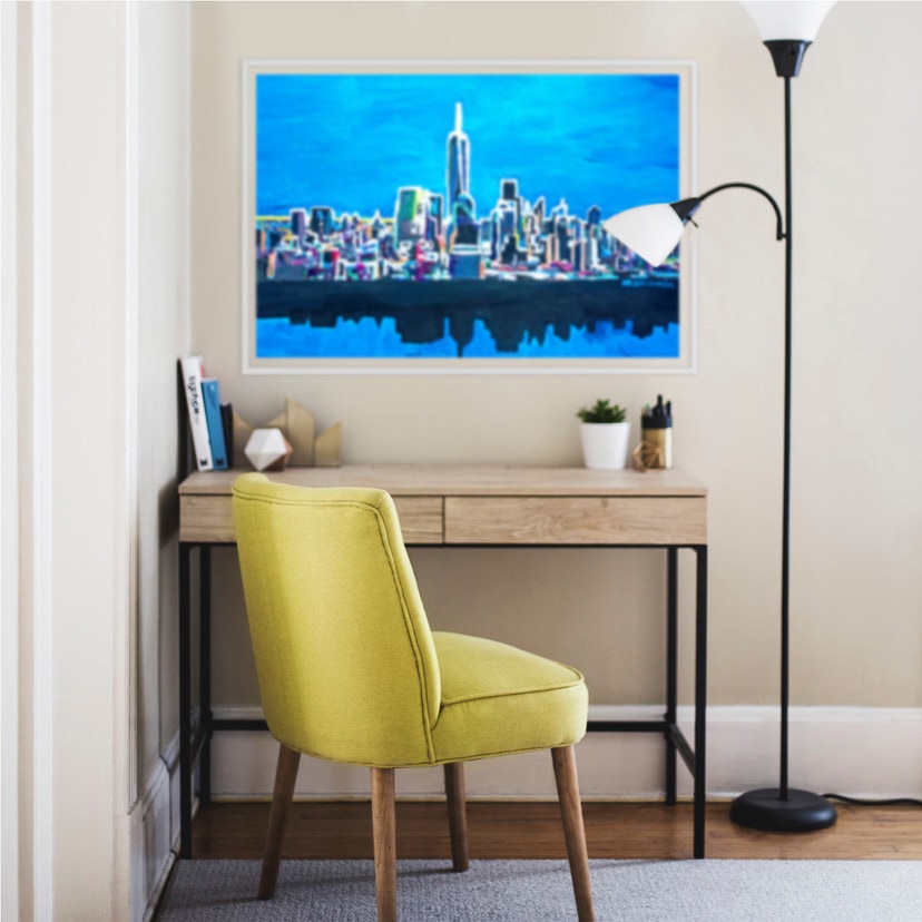 Zelfklevende Poster - Bleichner - New York City