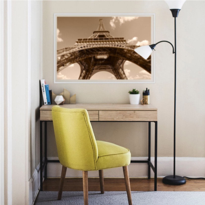 Poster autocollant - W - Tour Eiffel en Perspective