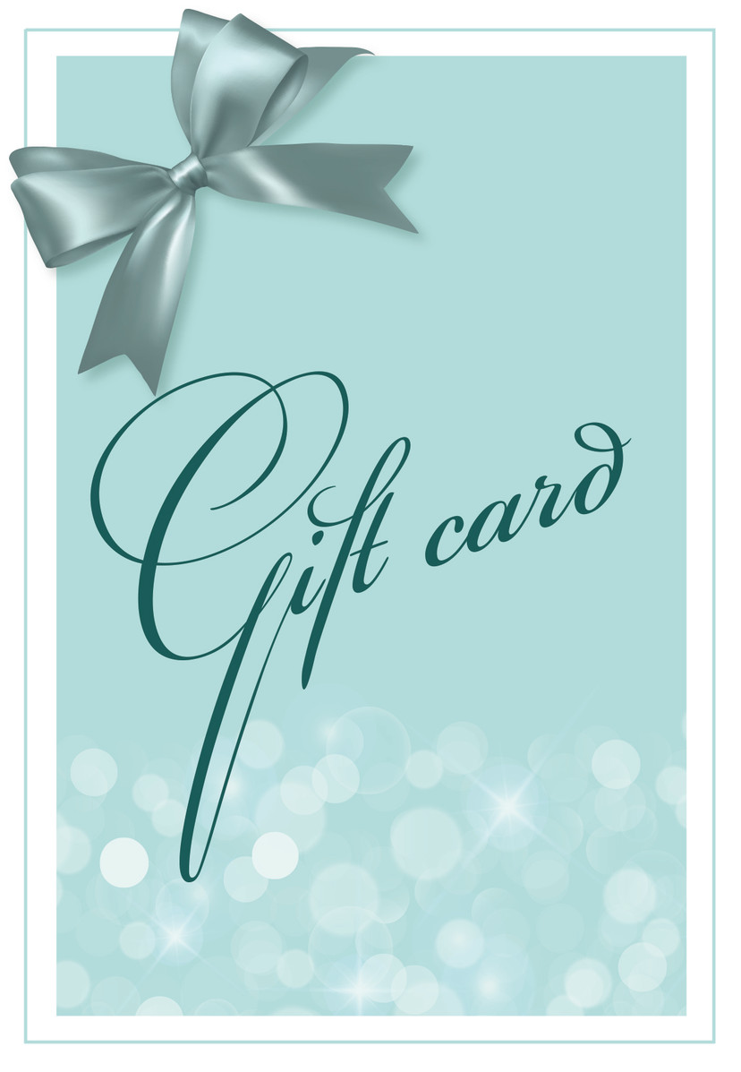 Tarjeta regalo - Menta con lazo