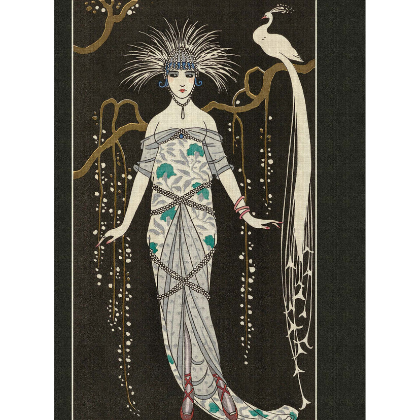 Fotomural Paredes de Patel 3 Adlon 1 negro, dorado, gris, blanco