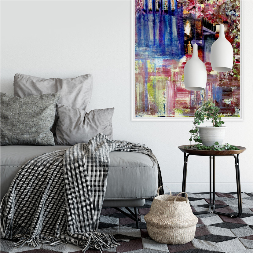 Poster autocollant - W - City