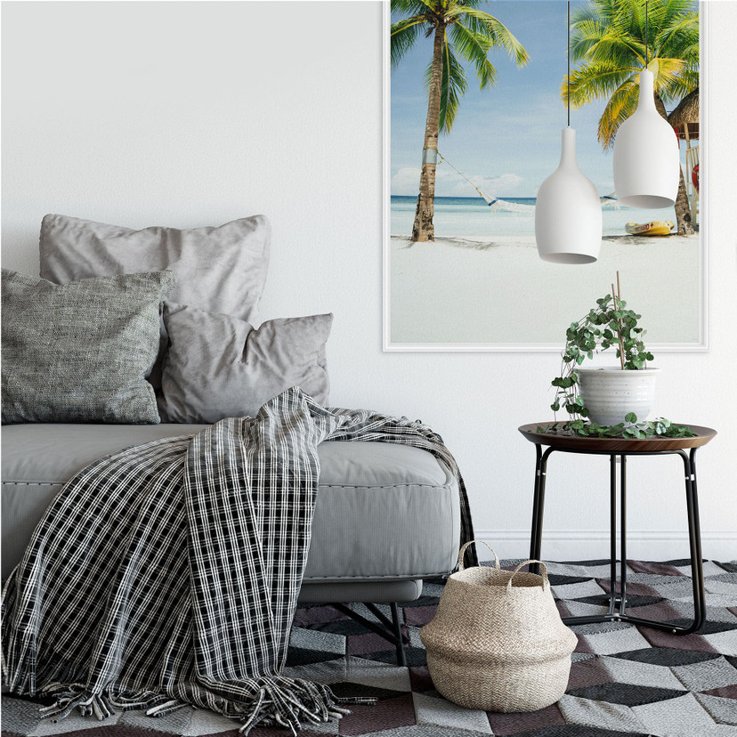 Zelfklevende Poster - Hammock in Paradise