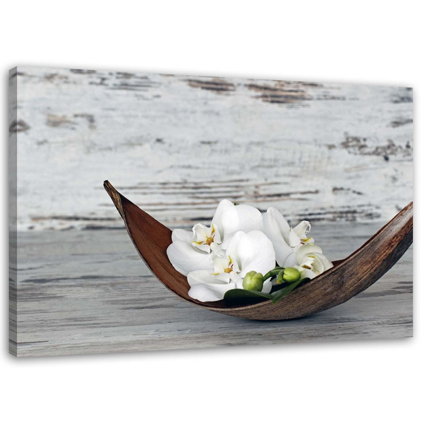 Canvasbillede, Orkidéblomster vintage