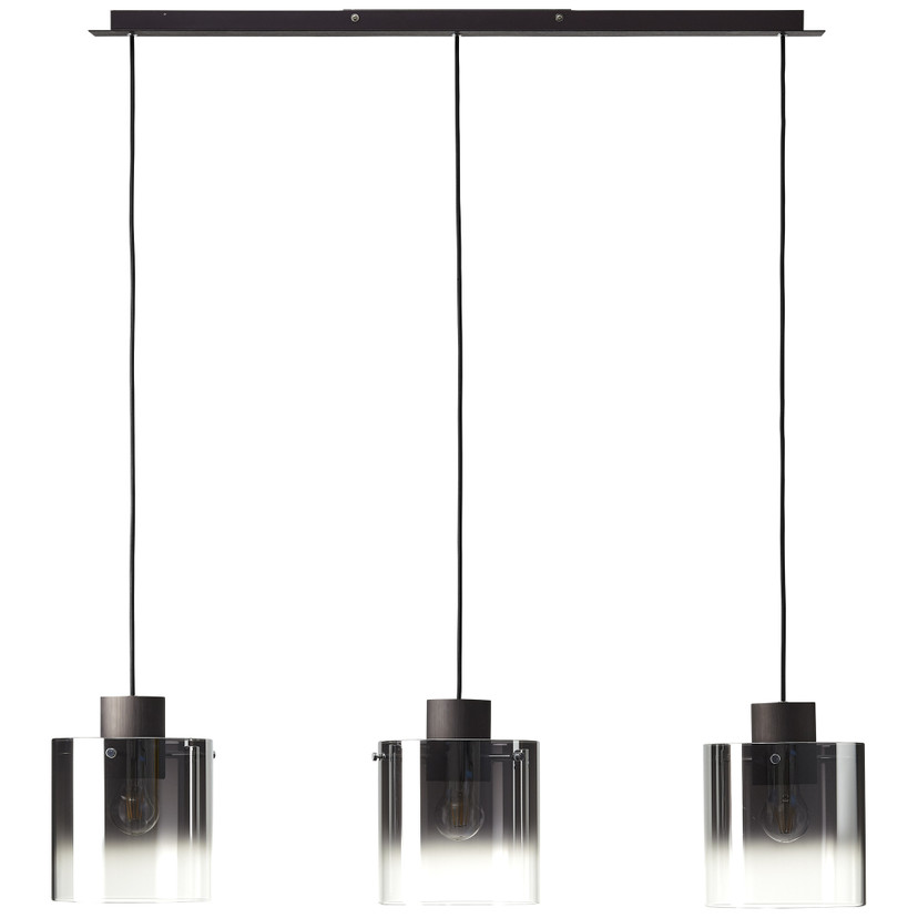 Pendelleuchte Benett, braun, 122 x 90 cm, Glas Pendelleuchte