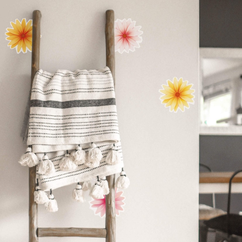 Wallsticker Gerbera Blomst