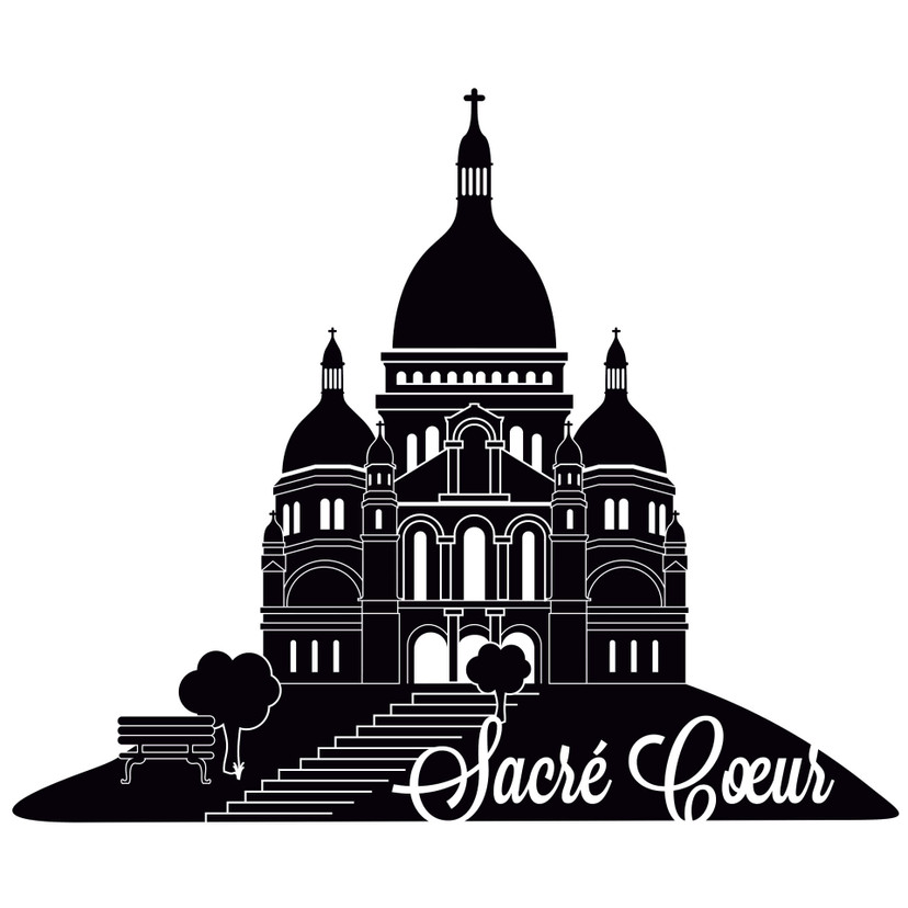 Wallsticker Sacré-Cœur