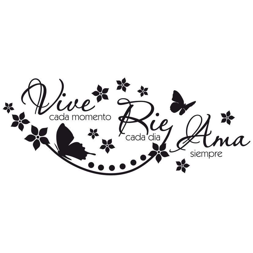 Wallsticker Vive cada momento...