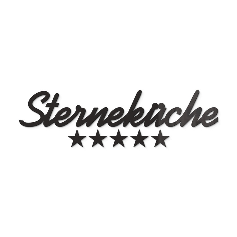 Acrylbuchstaben Sterneküche