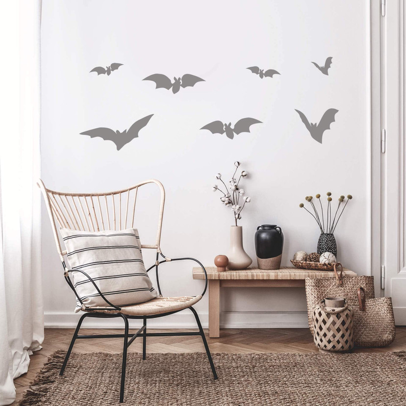 Wallsticker Sæt af flagremuse