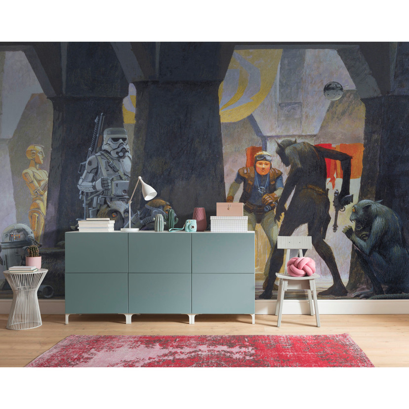 Vlies Fototapete - Star Wars Classic RMQ Mos Eisley Streets - 500 x 250 cm