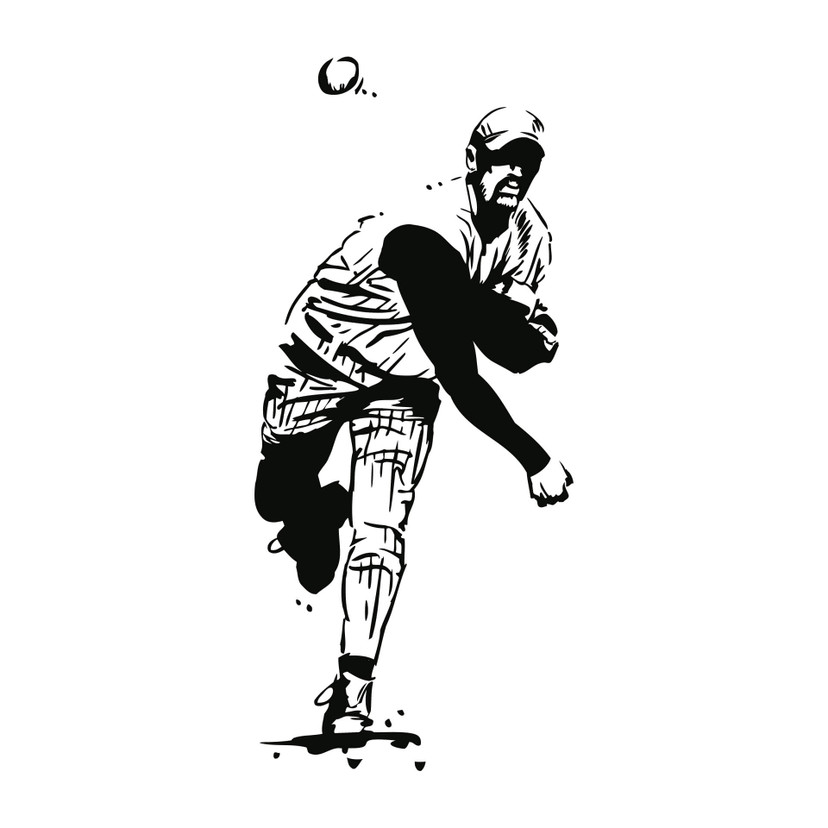 Wallsticker Baseball 01