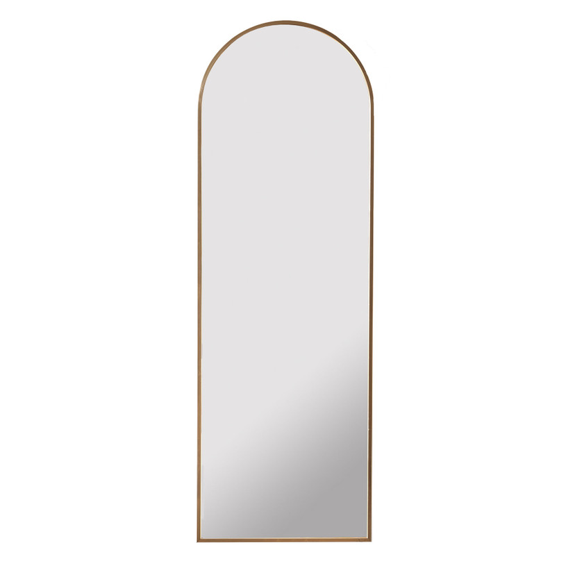 Wandspiegel gold gebogen - Glasgow - 30x90 cm