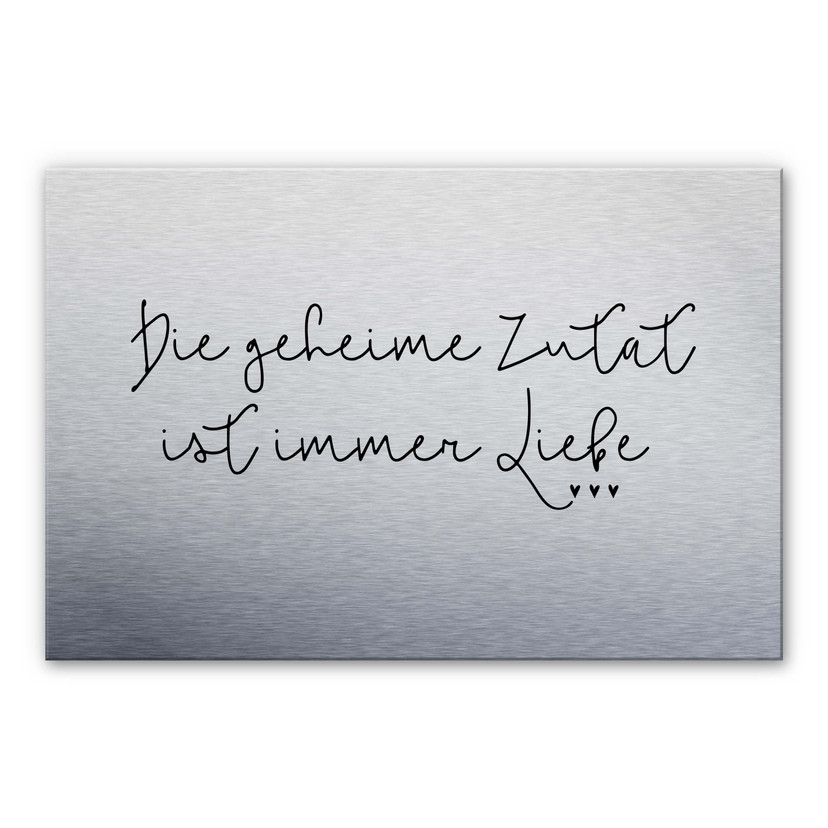 Spritzschutz - Die geheime Zutat ist immer Liebe