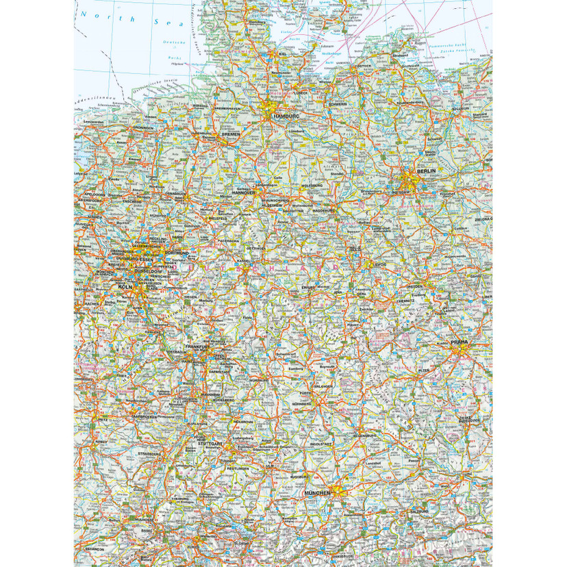 Fototapeta Falk - mapa Niemiec