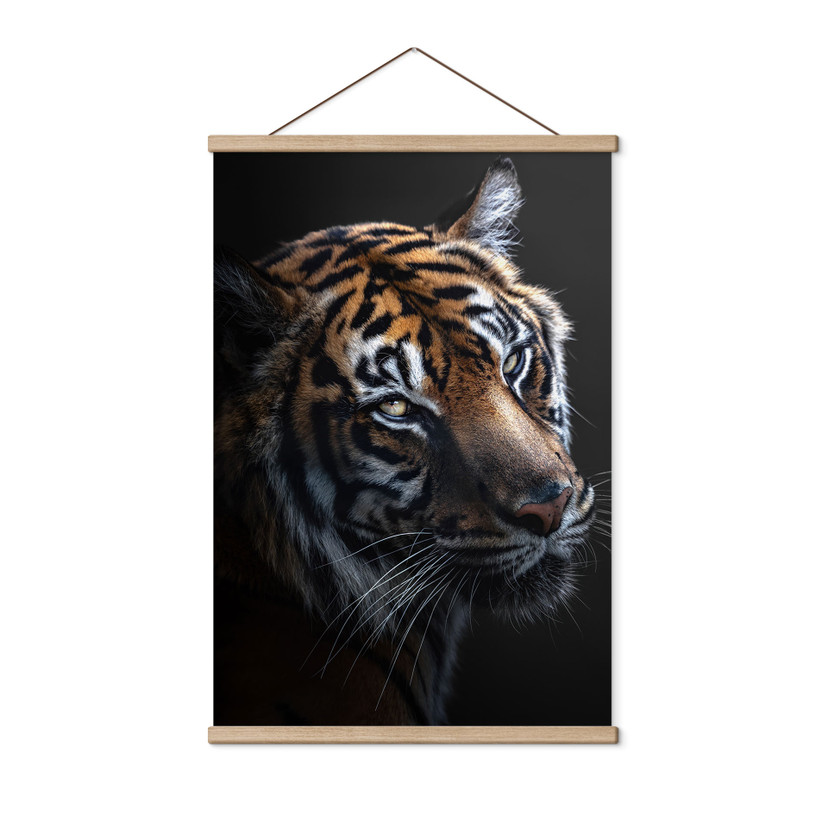 Stampa su tessuto Sguardo Maestoso della Tigre - Krygowski