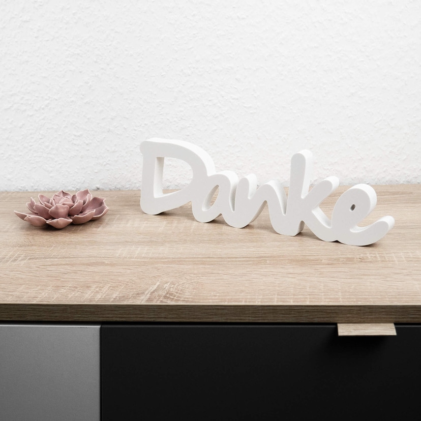 Lettres décoratives Danke