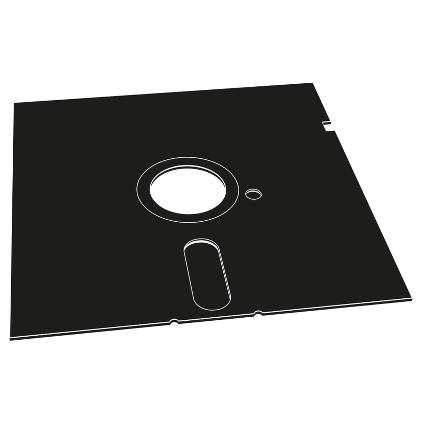 Floppy disk wallsticker