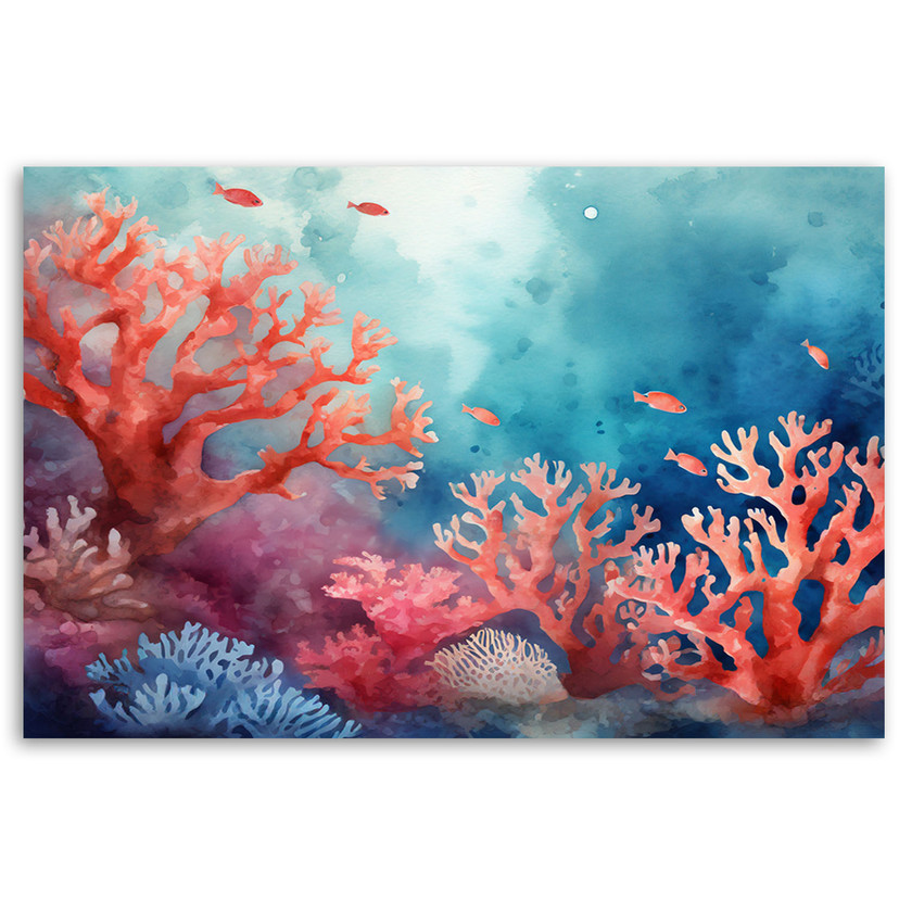 Leinwandbild Meer Korallenriff