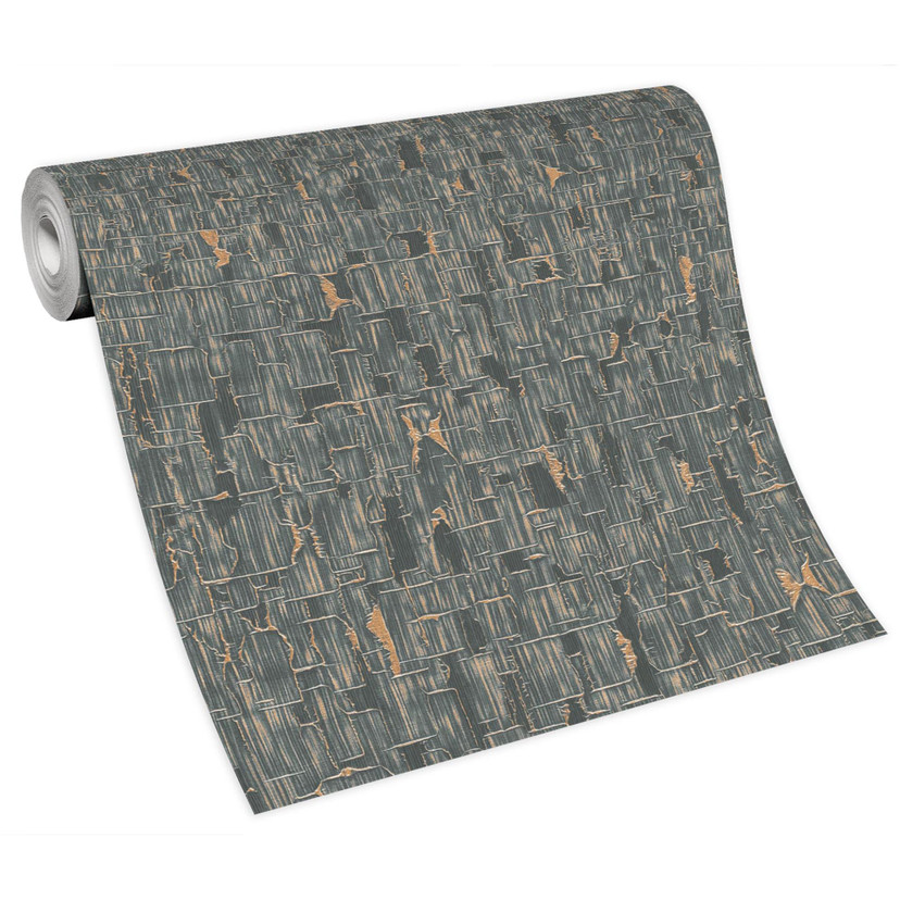 Erismann Vliesbehang Casual Chic Grijs
