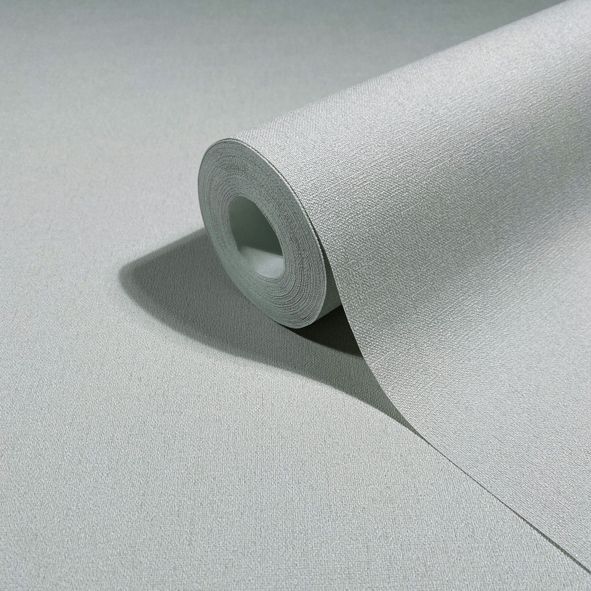 Tapeta z włókniny o wyglądzie betonu, gładka, nowoczesna, matowa w kolorze szarym