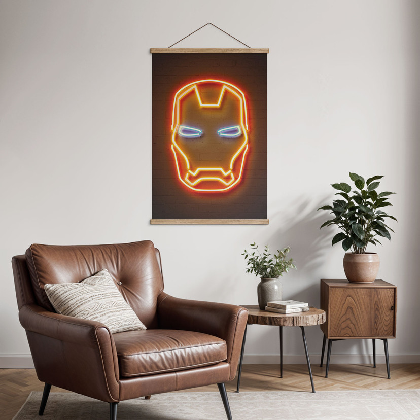 Tekstil plakat af Iron Man - Mielu